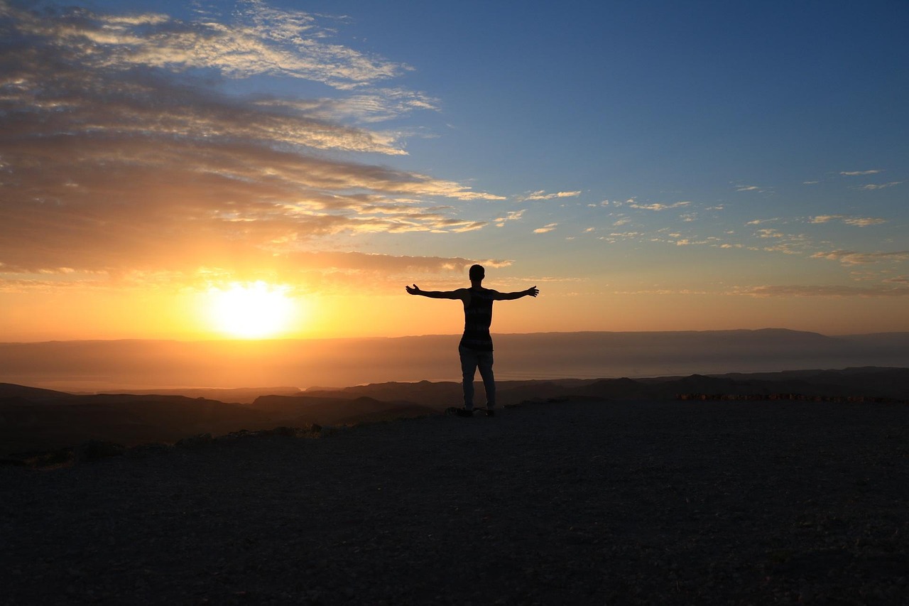 positive, fun, morning, sky, sunrise, blue, orange, happy, summer, vacation, joyful, smiling, outdoor, healthy, happiness, travel, nature, active, sun, joy, smile, park, person, lifestyle, positive, blue sky, positive, positive, positive, positive, joyful, joyful